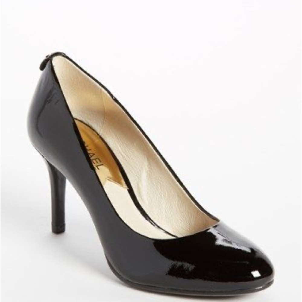 Michael Kors Black Patent Leather Heels